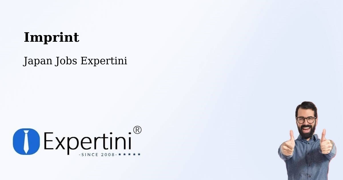 Imprint – Uozu Shi - Japan Jobs Expertini