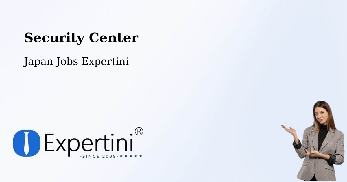 Security & Compliance – Uozu Shi - Japan Jobs Expertini